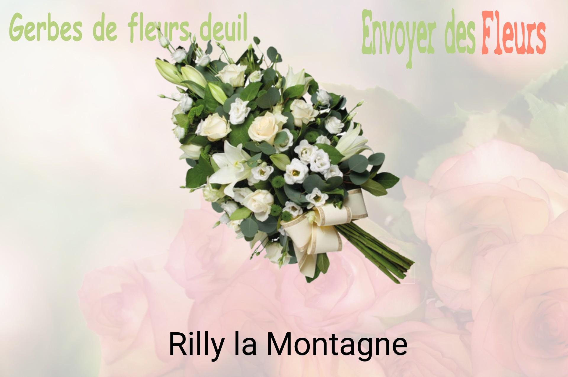 Gerbe de fleurs de deuil livrée à Rilly-la-Montagne